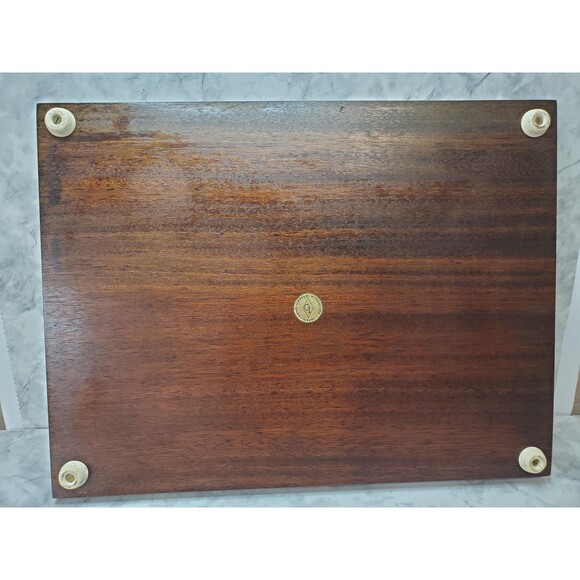 Vintage 1970s Imperial International Japan Floral Tile Cheese Charcuterie Board - Picture 4 of 4